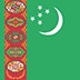 Flag of Turkmenistán